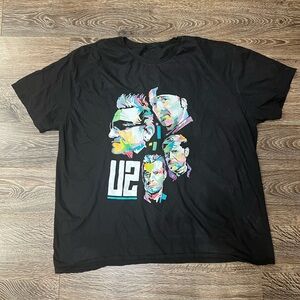 Black U2 Pop Art tee #bandtee #streetwear #deadstock #oversized #heavy